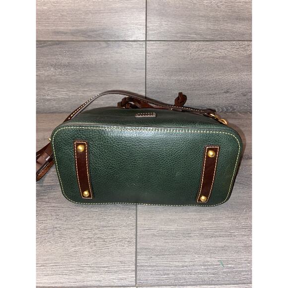 Dooney & Bourke Florentine Leather Small Heidi Satchel Green A384686 - Picture 10 of 10